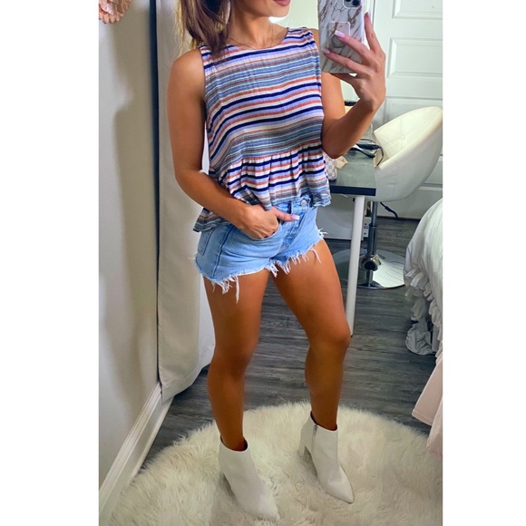 Multicolor Striped Top - Picture 2 of 3